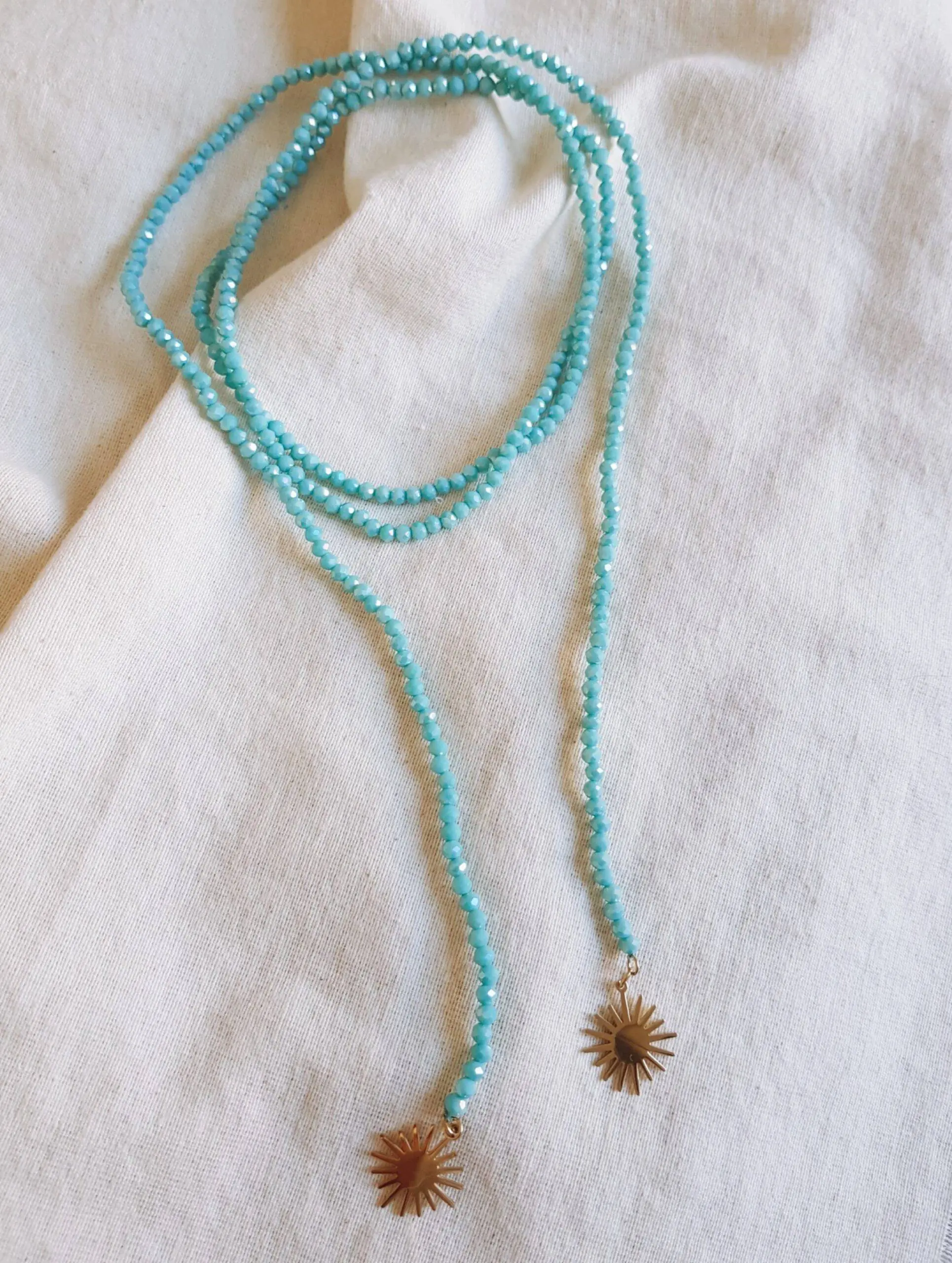 Collar Ibiza verde agua