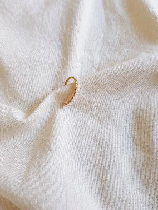 Earcuff Perlas maxi