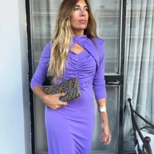 Vestido florencia lila