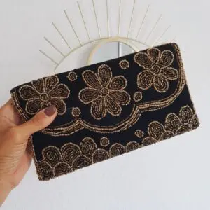 Bolso Flower Black
