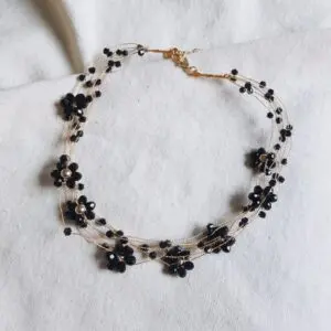 Choker Flower black