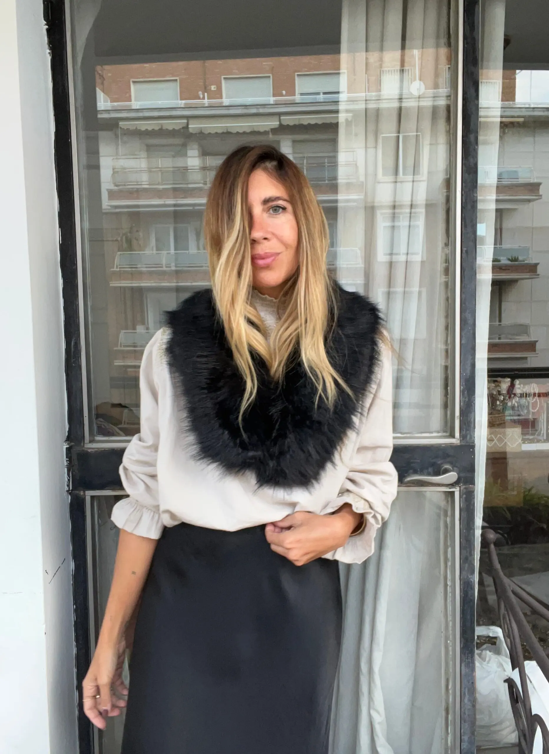 Cuello pelo negro gancho - Imagen 2