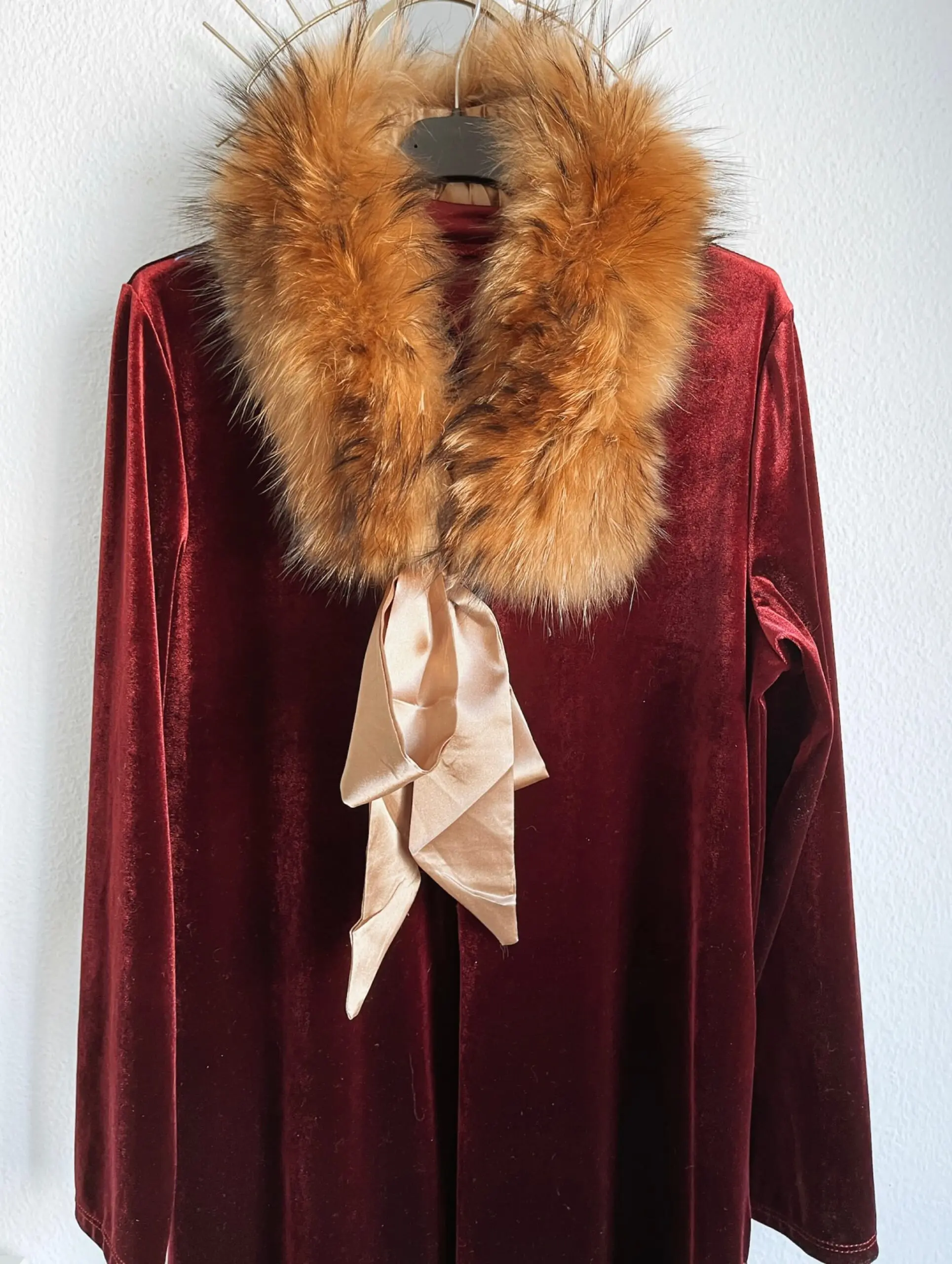 Cuello pelo lazada beige