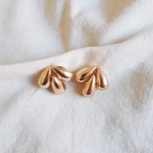 Pendientes gota triple