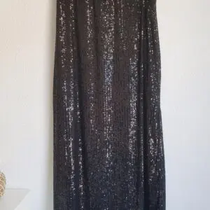 Falda lentejuelas negra