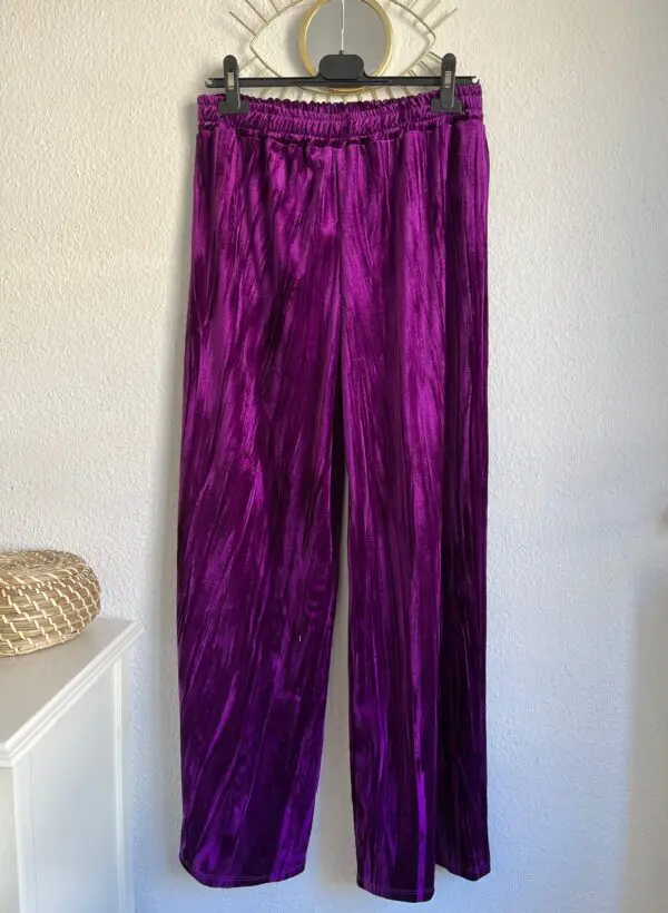Pantalón terciopelo purple