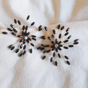 Pendientes Vega black