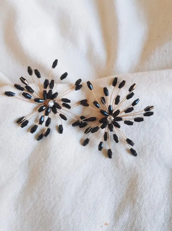 Pendientes Vega black