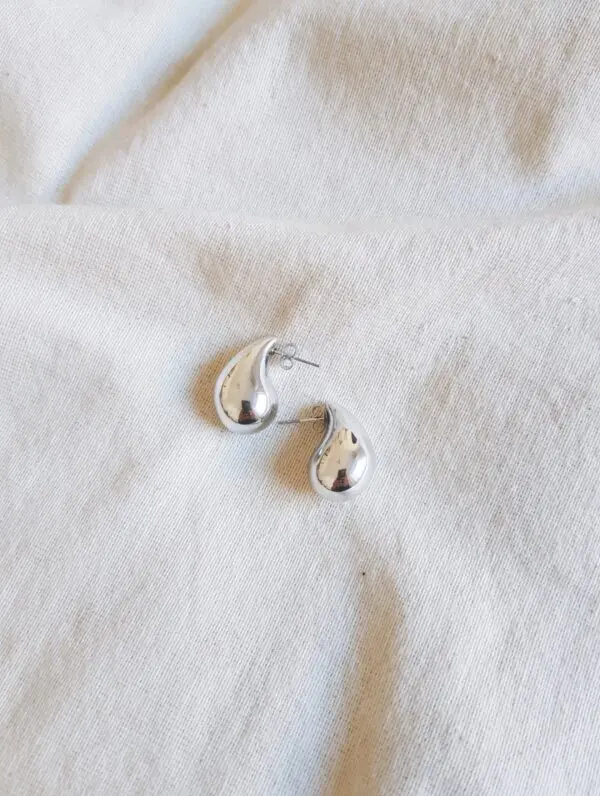 Pendientes Gota plata pequeño
