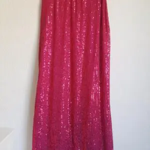 Falda lentejuelas fucsia