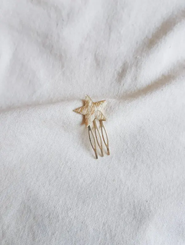 Peinecillo Estrella gold mini