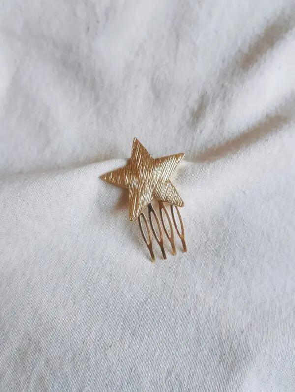 Peinecillo Estrella gold