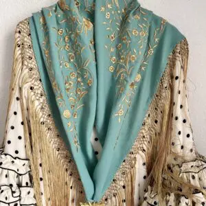 Mantoncillo Cantillana Verde Agua