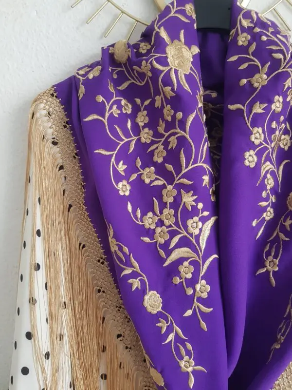 Mantoncillo Cantillana Morado - Imagen 3