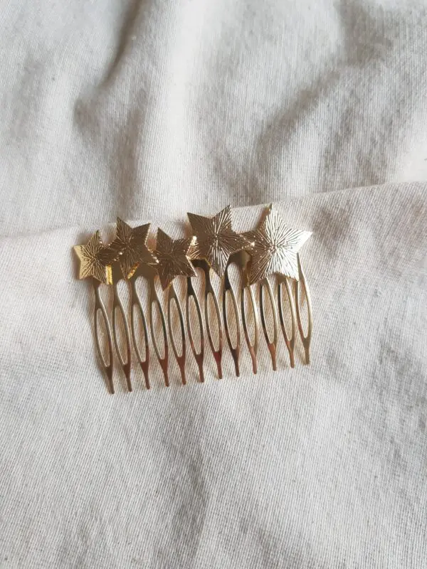 Peinecillo estrellas gold