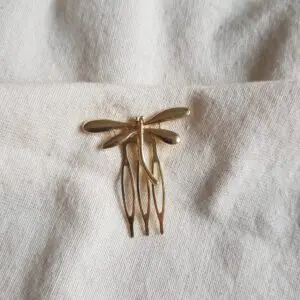 Peinecillo Libelula gold mini