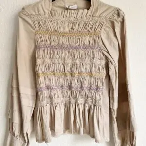 Blusa frunces pastel