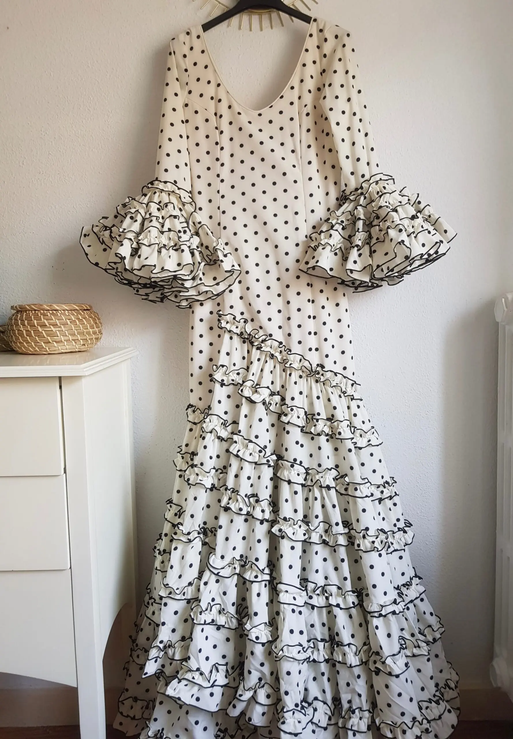 Traje flamenca lunares