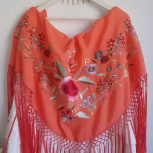 Mantoncillo Flores Salmón