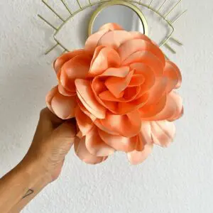 Pinza/Broche Flor Salmón