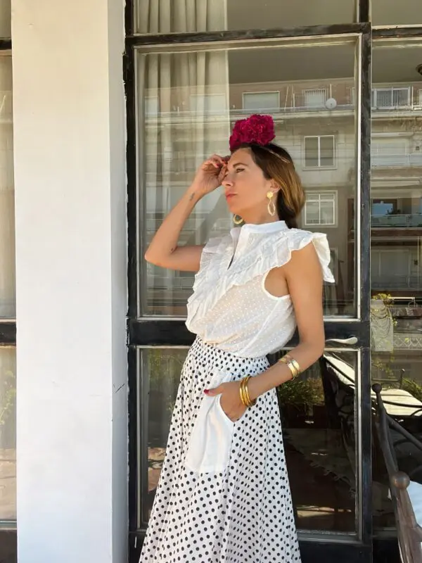 Falda lunares