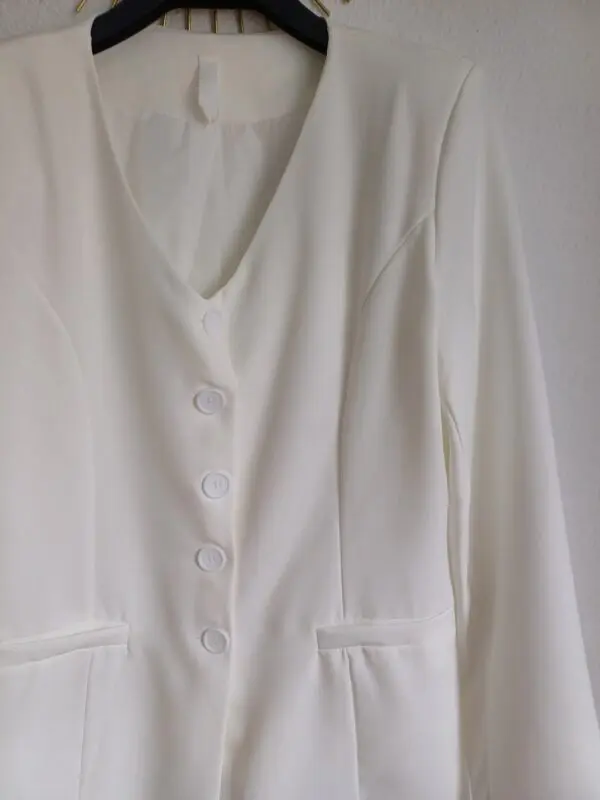 Chaqueta gala blanca - Imagen 2