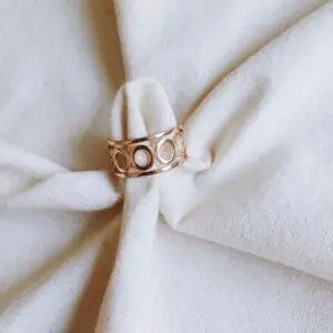 Broche aro círculos