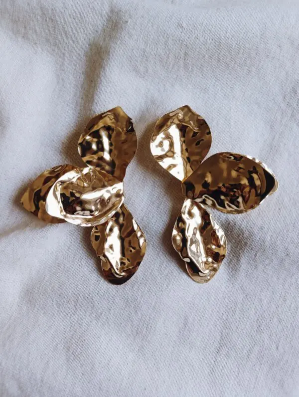 Pendientes hojas maxi