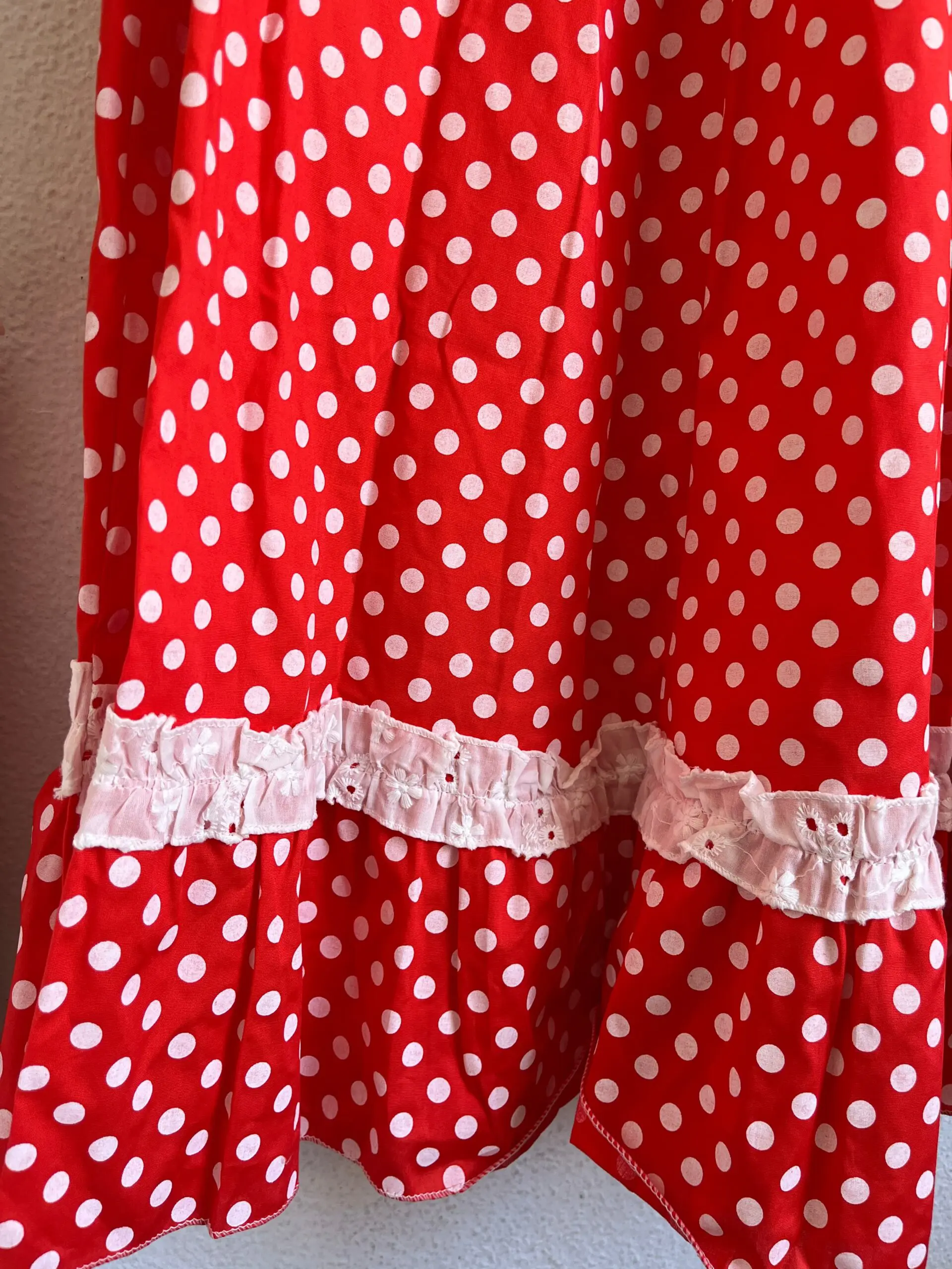 Falda lunares roja - Imagen 6