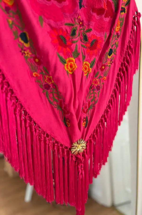 Mantoncillo Cayetana Fucsia - Imagen 2