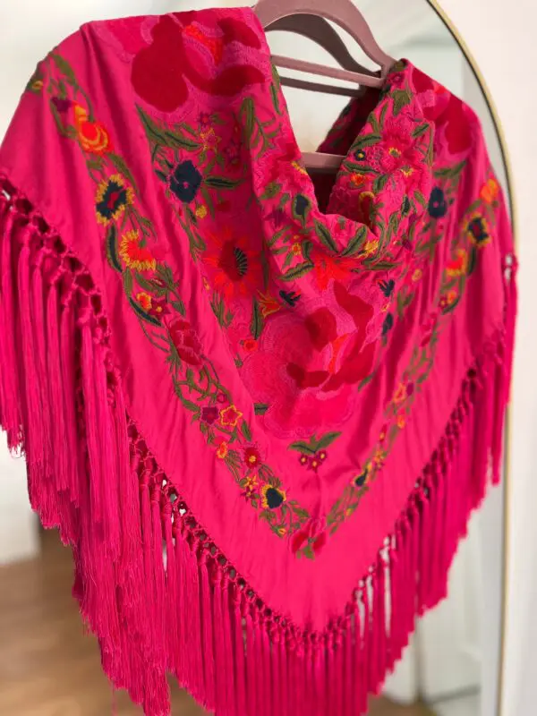 Mantoncillo Cayetana Fucsia - Imagen 4