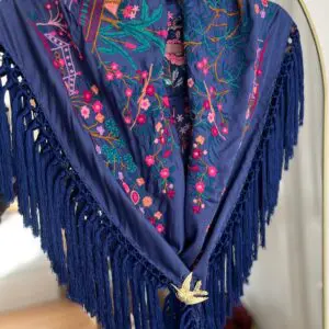 Mantoncillo Manila Azul