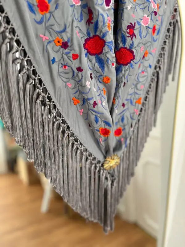 Mantoncillo Lola Gris Perla - Imagen 2