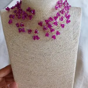 Choker glam buganvilla