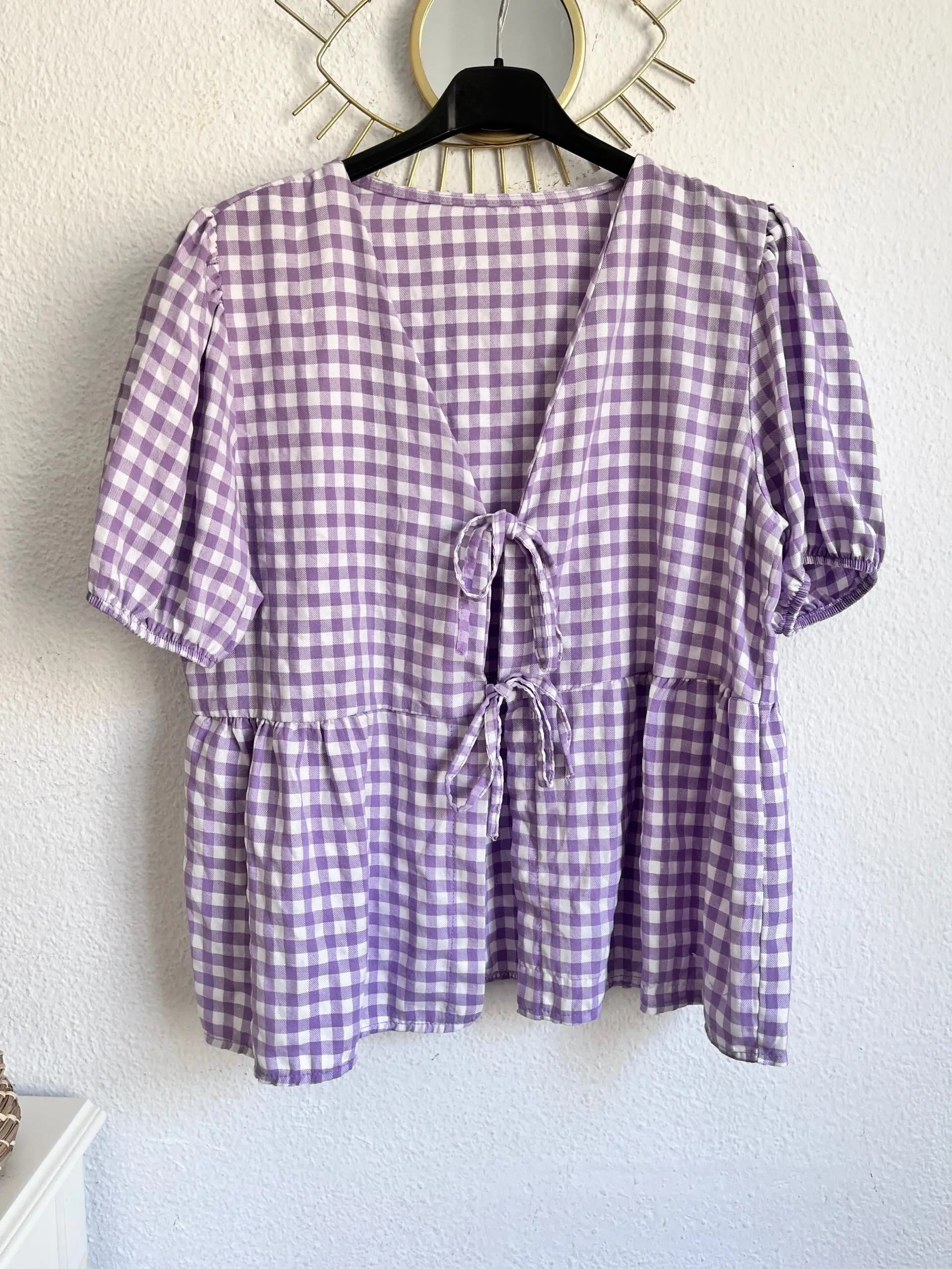 Blusa Vichy Lila Lazos