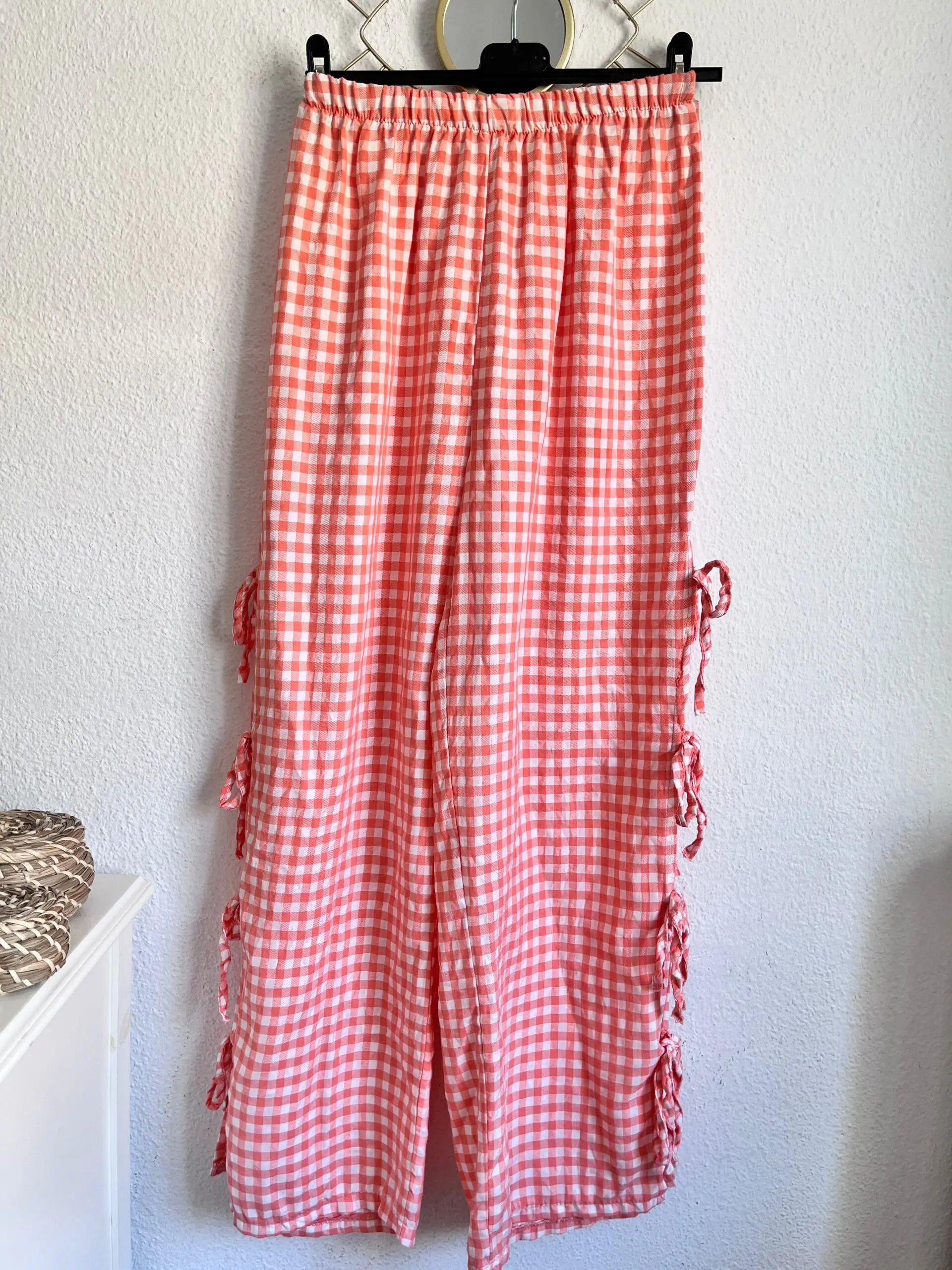 Pantalón Vichy Naranja