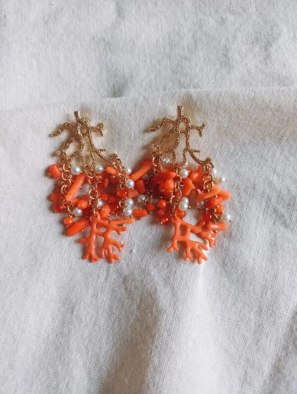 Pendientes Corales