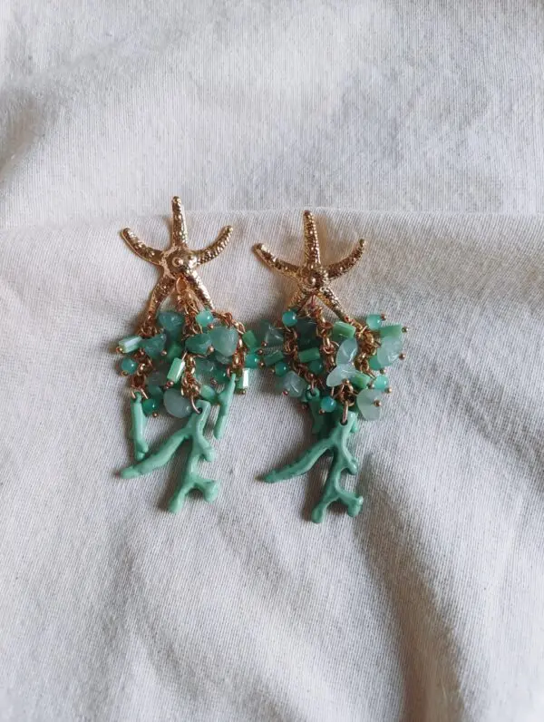 Pendientes Mar Verde