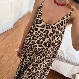 Vestido animal print