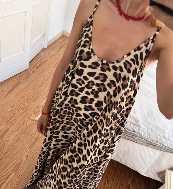 Vestido animal print
