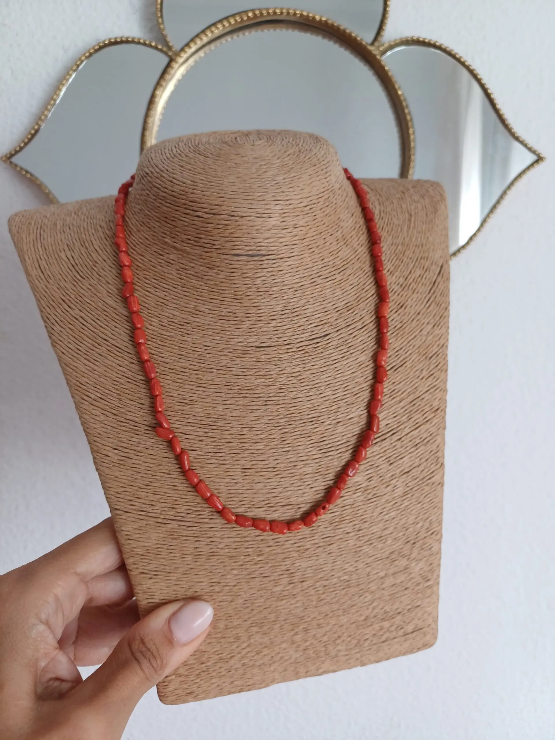 Collar corales fine