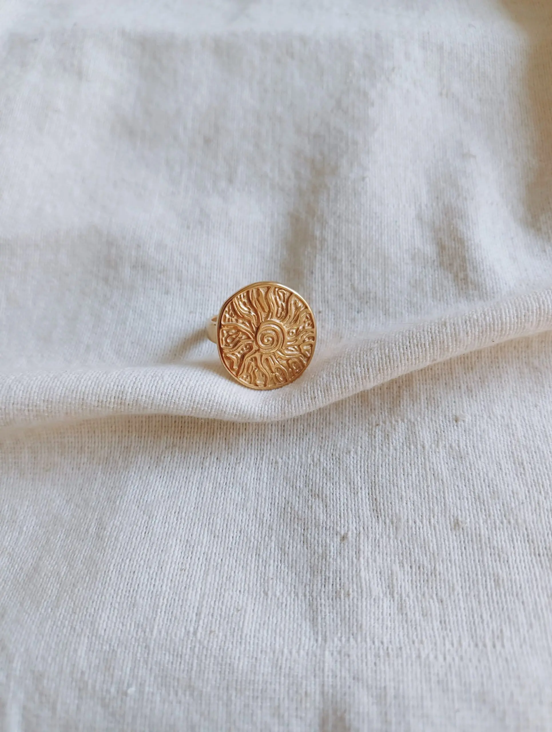 Anillo sol azteca - Imagen 2