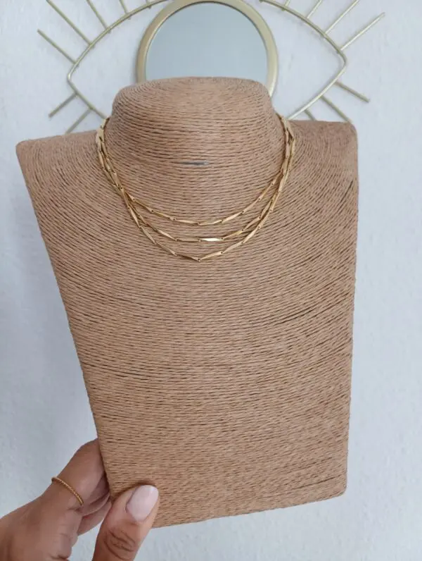 Choker triple Golden