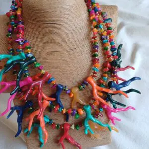 Collar Maxi corales colores