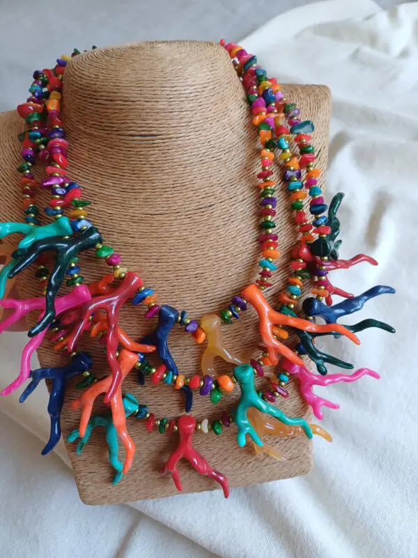Collar Maxi corales colores