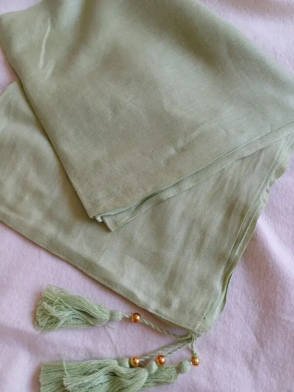 Pareo pompón verde