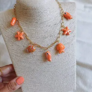 Collar Marino Naranja