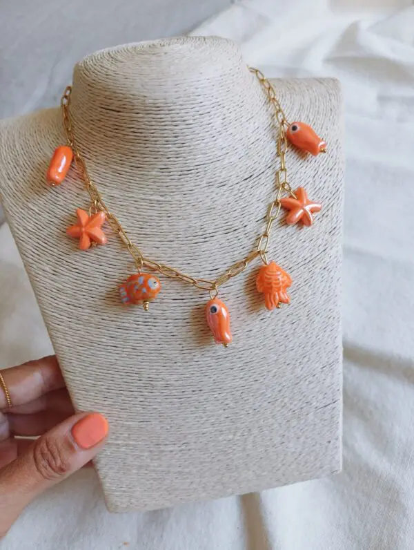 Collar Marino Naranja