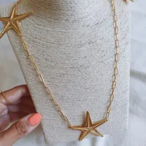 Collar estrella mar Golden