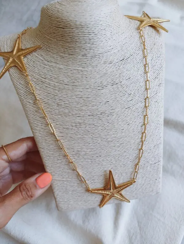 Collar estrella mar Golden